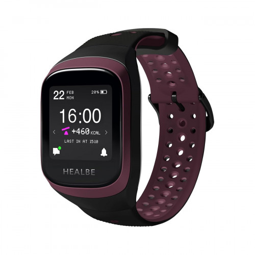 Фітнес-браслет HEALBE GoBe3 Burgundy